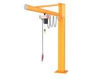 1 ton Manual Movable Jib Crane_0
