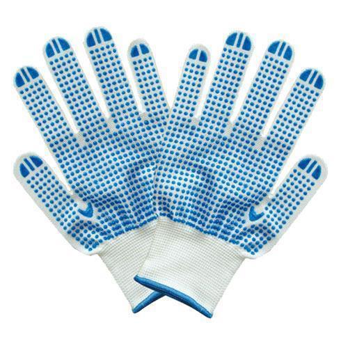 Dotted Cotton Safety Gloves Free Size_0