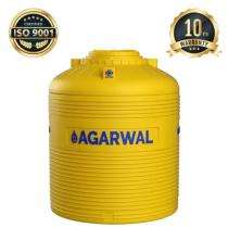 AGARWAL Plastic Water Tanks 300 L Yellow_0