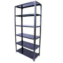 SSI Mild Steel Slotted Angle Industrial Racks 6 ft 4 x 1 ft_0