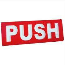 Push Signages 4 x 12 inch Acrylic_0
