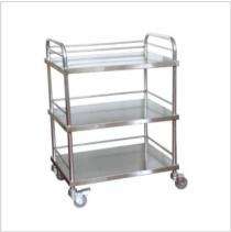 KRISHNA MEDITECH KM-TR-IT Instrument Trolley Stainless Steel 910x460x810 mm_0