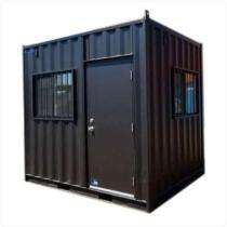 Overseas Fabricators Mild Steel 8 ft Portable Security Cabin_0