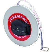 FREEMANS 13 mm Fiberglass Measuring Tapes 10 m White_0