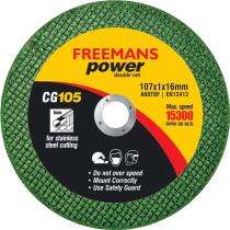 107 mm Grinding Wheels CG 105 1 mm 16 mm_0