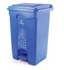 Closed Bins Blue 200 L Plastic_0