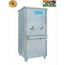 KEEON 60 L Water Cooler 2 Faucets Silver_0