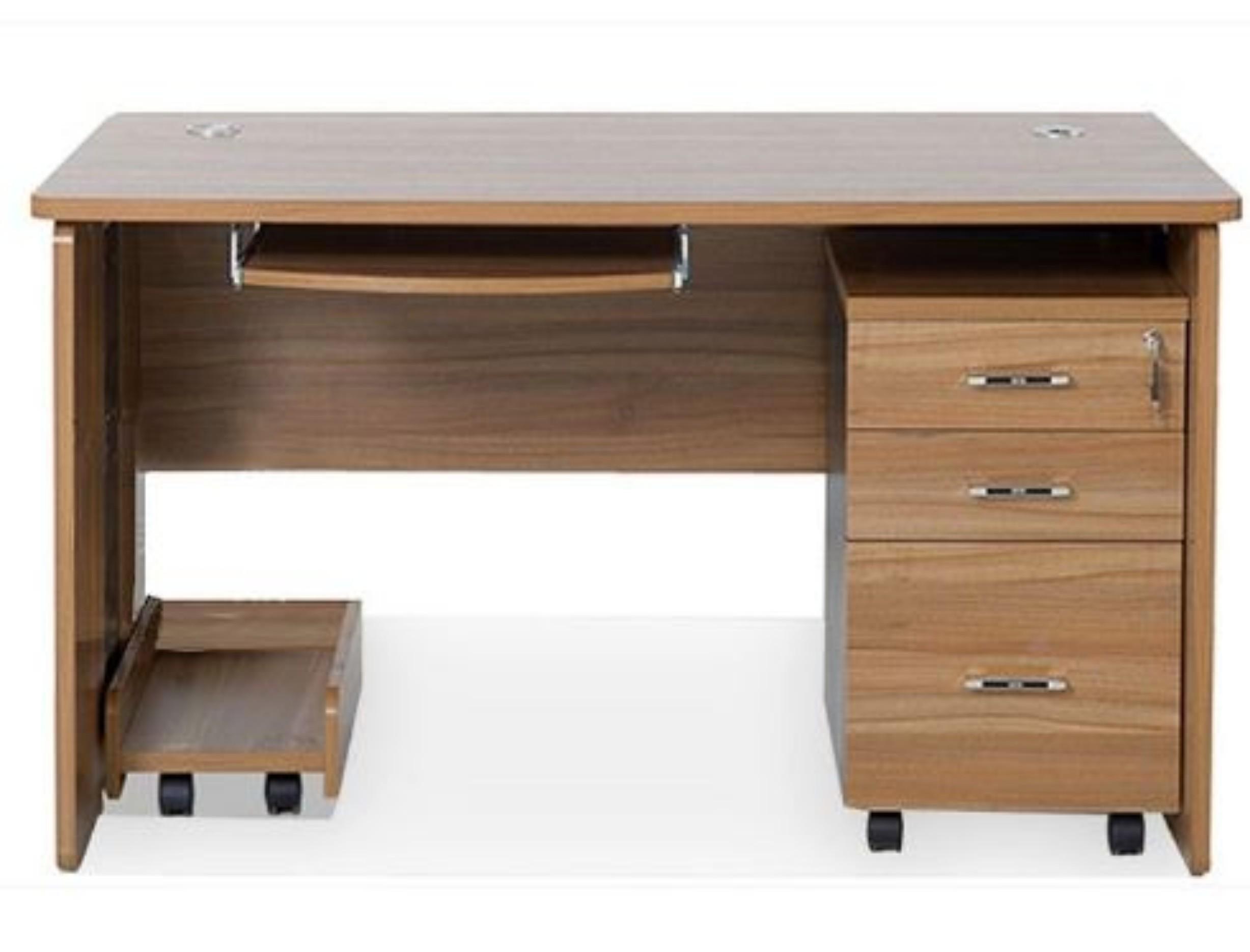 Computer Office Tables Brown Wooden_0