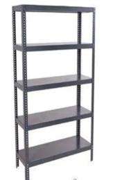 Stainless Steel Slotted 4 layers Industrial Racks 6 - 8 ft_0