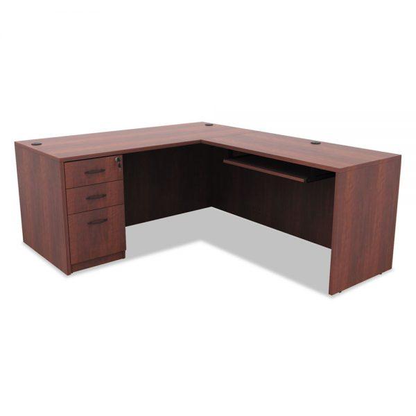 Executive Office Tables Brown, White Wooden_0