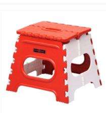 Stools Folding Plastic Red and White_0