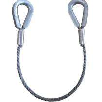 JUPITER 20 ft Thimble and Thimble Wire Rope Sling 10 ton_0