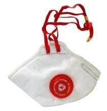 Respirator with Valve Polyester Nose Masks Standard White, Red_0
