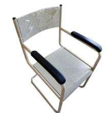 S Type Grey 585 x 635 x 605 mm Mild Steel Office Chairs_0