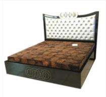 Wood Box Double Bed 6 x 5 ft Brown_0