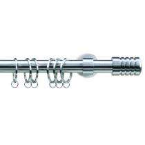 Vista Curtain Rods Single rod Aluminium Silver_0
