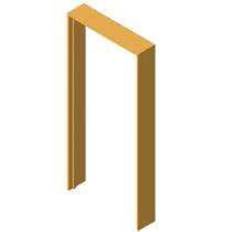 Single Leaf WPC Door Frame 900 x 2100 mm_0