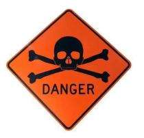 Danger Signages 12 x 12 inch Aluminium_0