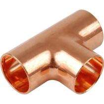 Copper Equal Tees 22 mm_0