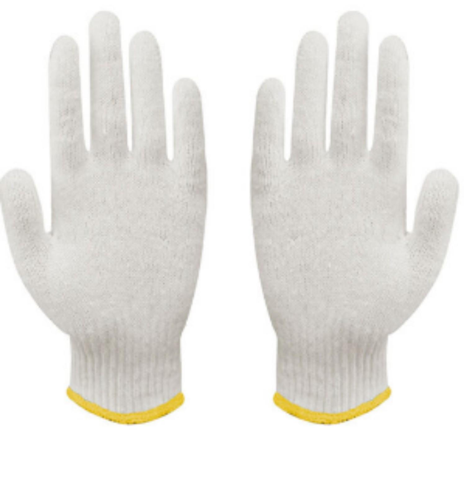 Knitted Cotton Safety Gloves Standard_0