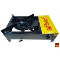 Agneekaa Mild Steel 1 Burner Biomass Stove 23 x 15 x 9 inch Black_0