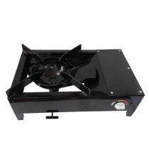 Agneekaa Mild Steel 1 Burner Biomass Stove 23 x 14 x 9 inch Black_0