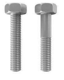 10 mm Galvanized Iron Hexagon Head Bolts 25 mm_0