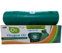 Plastic Biodegradable Garbage Bags 60 L 55 micron Green_0