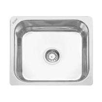 Rohini Enterprises Stainless Steel Kitchen Sink Single Bowl REKS02 24 x 20 x 16 cm_0