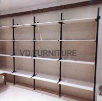 VD Furniture Stainless Steel Angle Frame Industrial Racks 5 ft_0