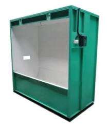 JAY GANESH ECOTECH SYSTEM 6 x 8 x 6 ft Powder Coating Booth PCB-01 2 Filters 7 CMH_0