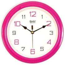 Analog Plastic Round Wall Clocks_0