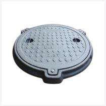 MAHAKALI Chamber Manhole Cover Cast Iron Black Painted 500 mm_0