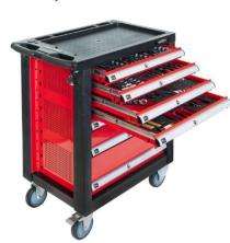 SHREETECH 7 drawer Mild Steel Tool Trolley_0