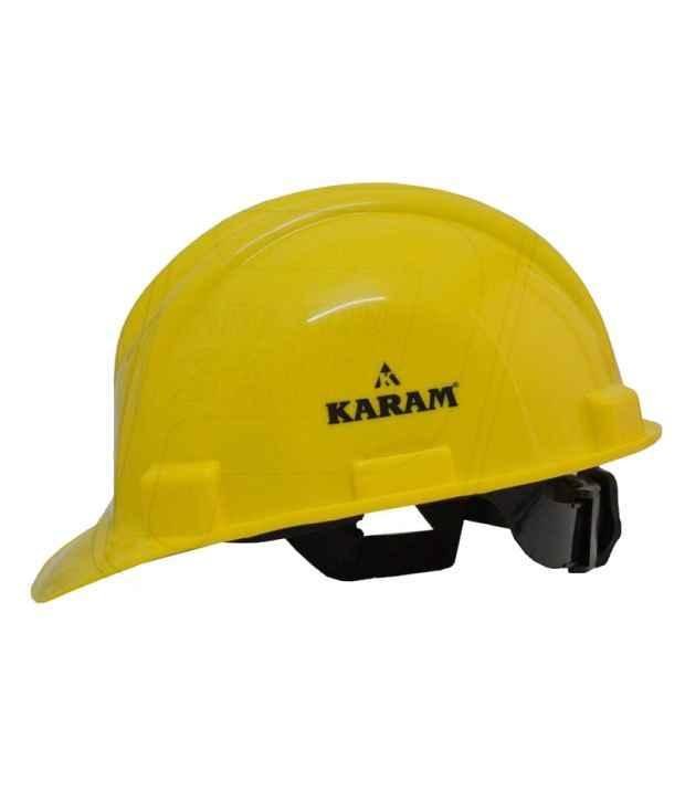 HDPE Yellow Fusion Safety Helmets_0