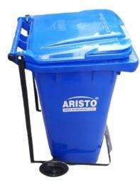 ARISTO Dustbin Trolley Single Bin 80 - 240 L 1075 x 580 x 740 mm_0
