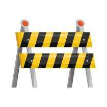 Regular Mild Steel Barricades 1800 x 600 x 1500 mm_0