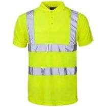 VANI CREATION Polyester Yellow High Visibility Uniform T-Shirt_0