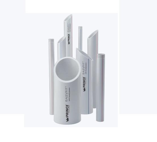 PRINCE 250 mm UPVC Pipes SCH 40 6 m Plain_0