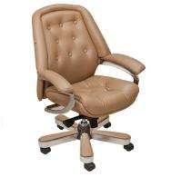 Executive Brown 1000 x 635 x 600 mm Stainless Steel Office Chairs_0