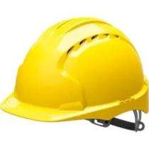 SURF HDPE Yellow Air Ventilated Safety Helmets_0