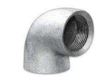 PRIME FORGE 90 deg 65 mm Silver Galvanized Iron Pipe Elbow_0