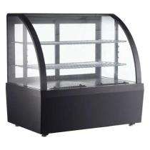 ABC D-303 3 Shelves Food Display Counter Black_0