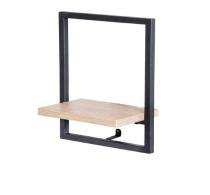 Open Metal & Wood Bookshelf_0
