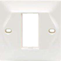 INDOASIAN 1 Module White Modular Switch Plate Cover_0