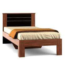 Solid Wood Platform Queen Size Bed 6 x 3 ft Brown_0