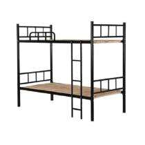 Sharon Steel 2 Tier Hostel Bed 6 x 3 ft Black_0