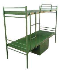 Sharon Steel 2 Tier Hostel Bed 6 x 3   ft Green_0