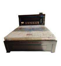 Neem Wood Platform King Size Bed 72 x 70.3 x 20 inch Brown_0