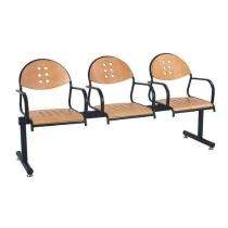 Sharon Waiting Chairs High Quality Gama Shell Wood_0